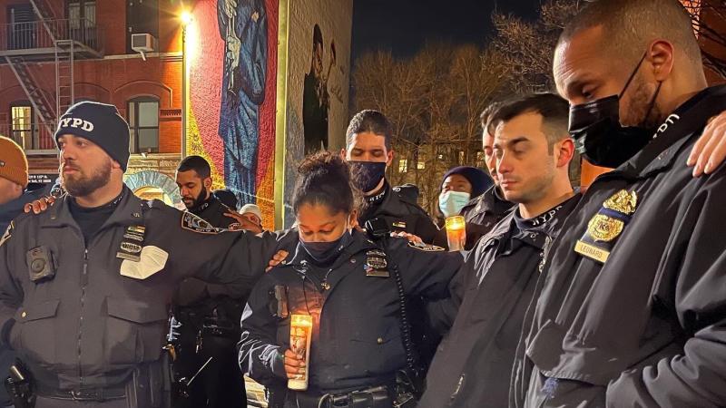 NYPD Officers mourn, 2022