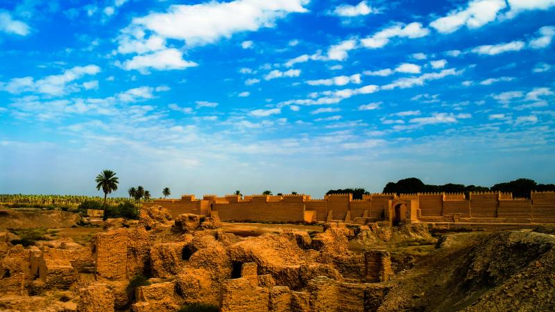 Ancient Babylonian ruins, Iraq