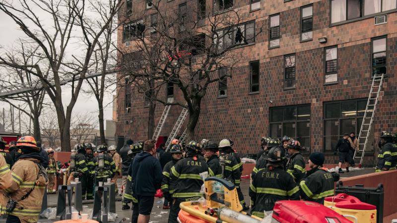 Bronx apartment fire, Jan. 9, 2022