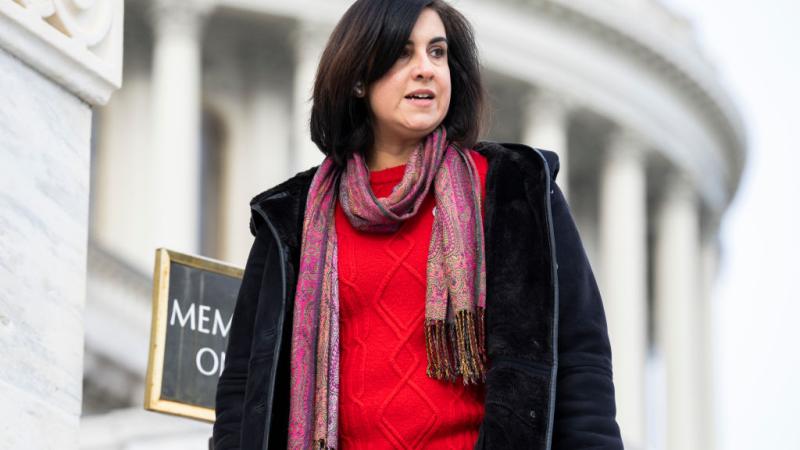 Rep. Nicole Malliotakis, R-N.Y., is seen outside the U.S. Capitol as the House voted to pass the The Freedom to Vote: John R. Lewis Act