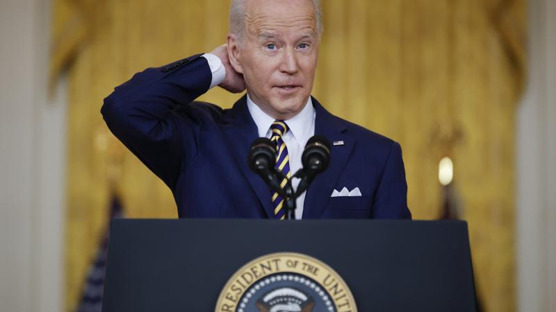 Joe Biden, White House, Jan. 19, 2022