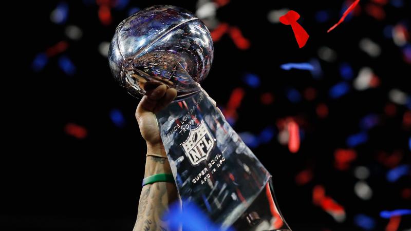 Super Bowl Football trophy, 2019