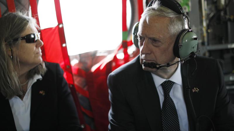 Jim Mattis and Sally Donnelly