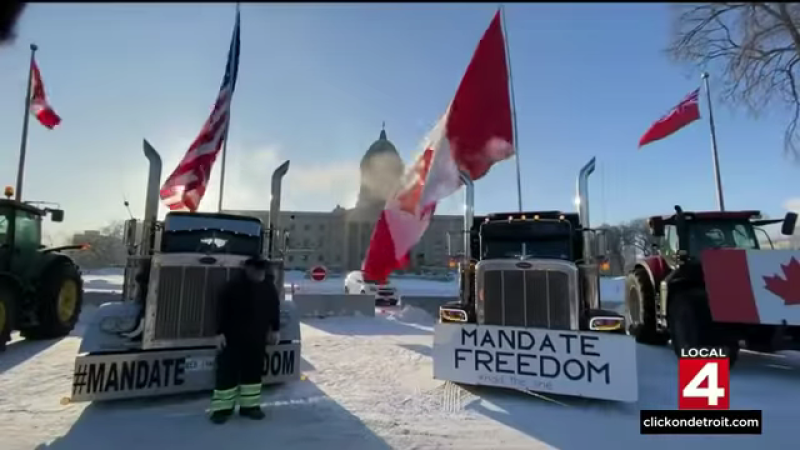Canada Freedom Convoy against COVID-19 policies