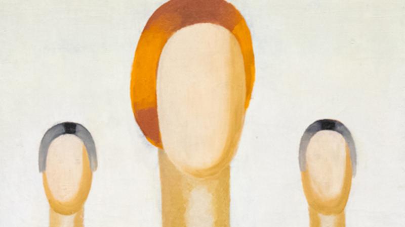 Three Figures by Anna Leporskaya