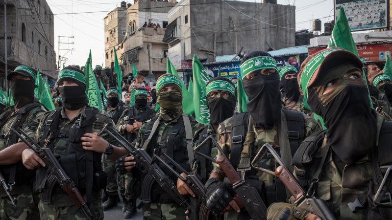 Palestinian Hamas militants, Gaza, July 20, 2017
