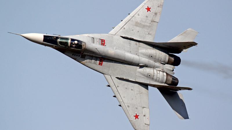 Russian MiG-29 fighter jet, Aug. 10, 2012