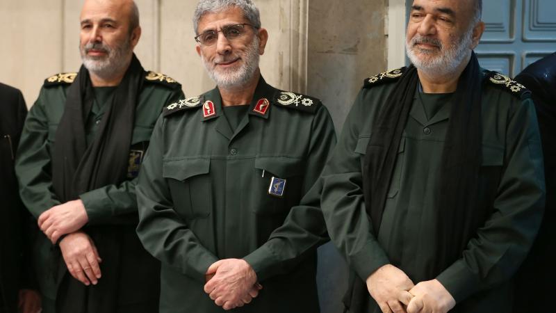 Esmail Qaani and Hossein Salami