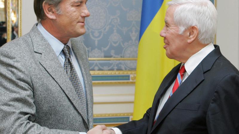 Richard Lugar and Viktor Yushchenko