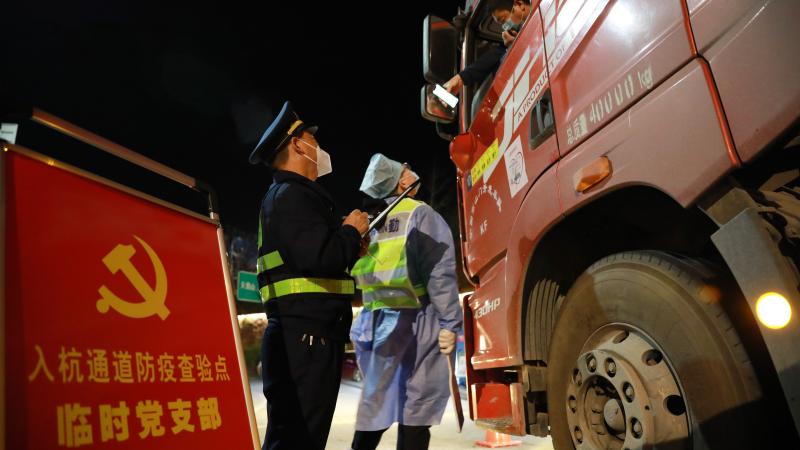 Truck, China, April 5, 2022