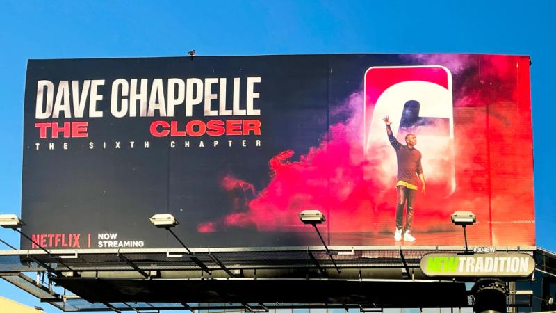 Dave Chappelle billboard, The Closer