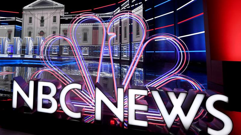 NBC News logo, Las Vegas, Nevada, Feb. 18, 2020