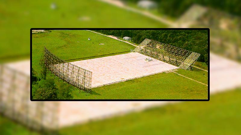 The Big Ear telescope at the Ohio State University