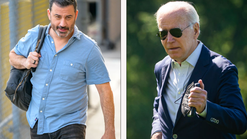 Jimmy Kimmel and Joe Biden
