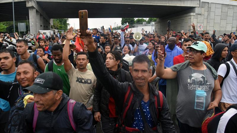 Migrant caravan, Tapachula, Mexico, June 6, 2022