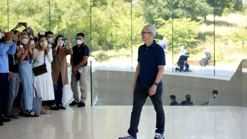 Tim Cook in San Francisco, June 2022