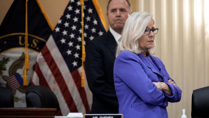 Liz Cheney and Adam Schiff at the Jan. 6 hearings
