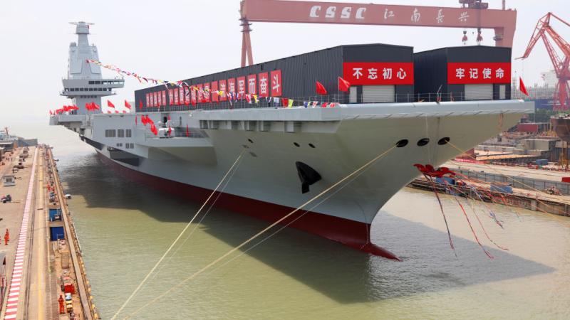 China launches its third aircraft carrier