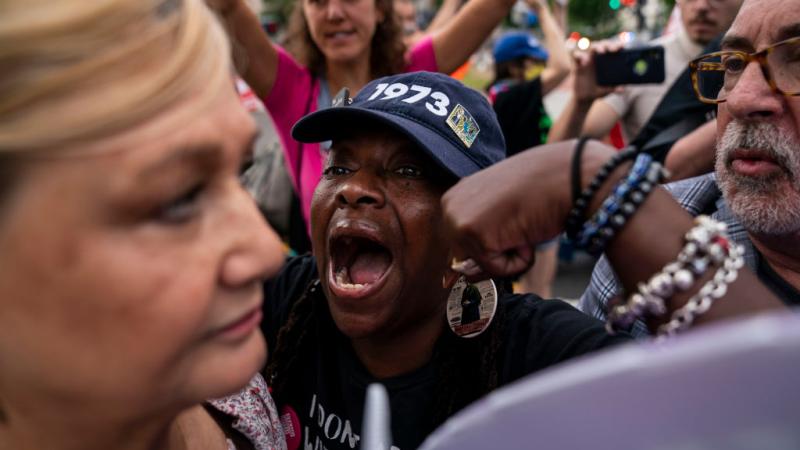 Abortion Protest outside of Supreme Court 