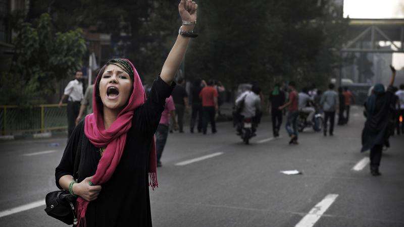 Iran protester