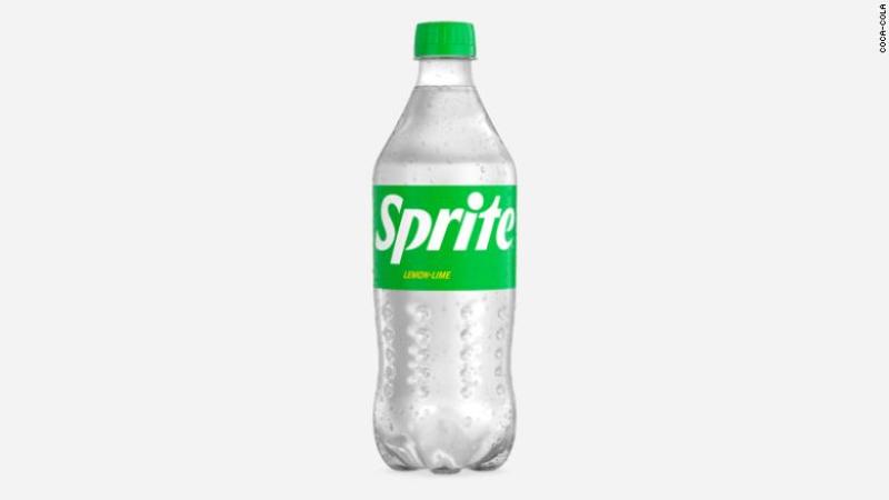 The new clear Sprite bottle 