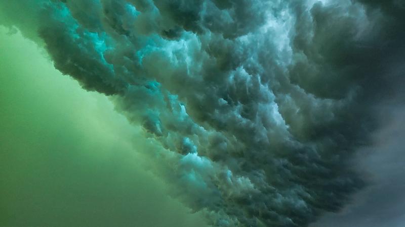The storm front outside Sioux Falls, Jul. 5