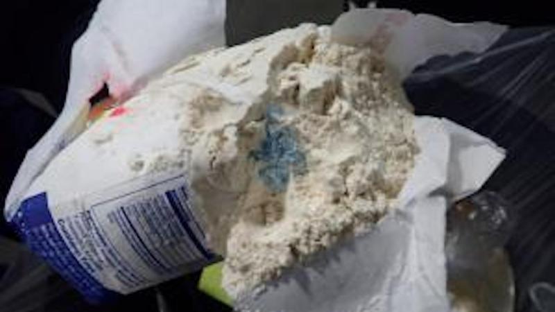 Fentanyl hidden in flour bag, San Diego, Calif., July 3, 2022