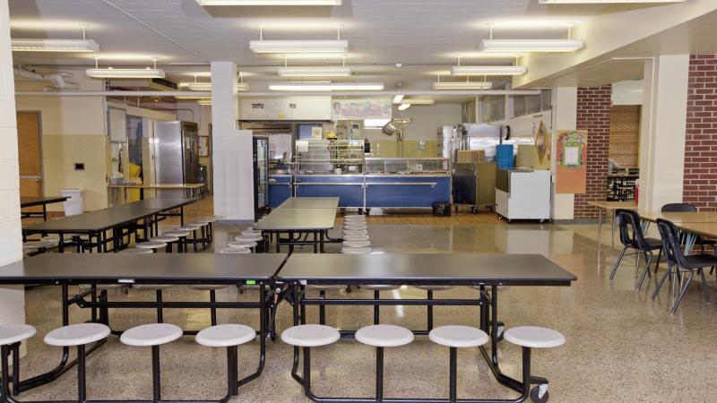 school cafeteria