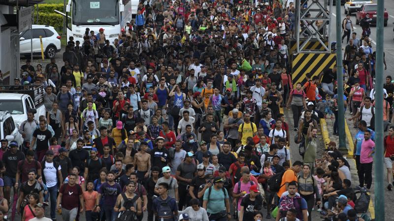 Migrant caravan, Mexico, June 7, 2022