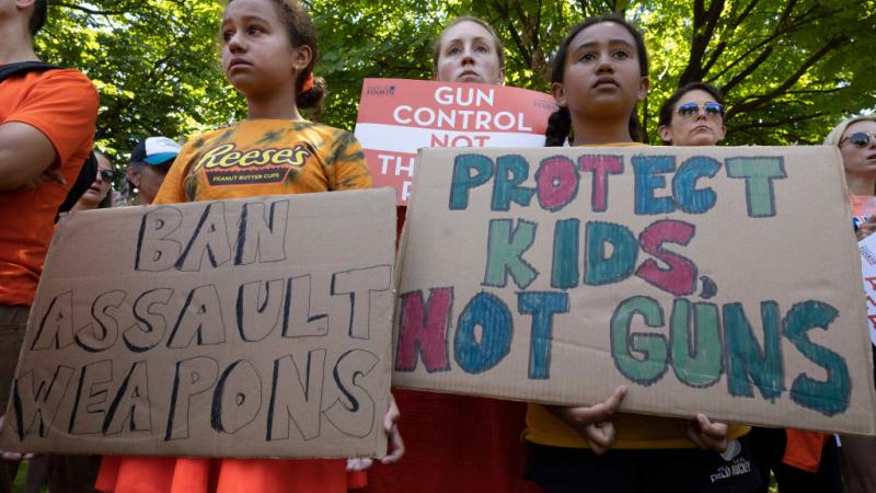 Gun control activists rally after Uvalde, Texas mass shooting