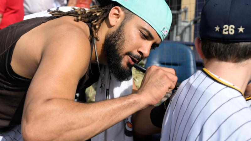 Fernando Tatis, Jr., at Petco Park in San Diego, Aug. 3
