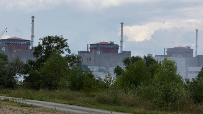 The Zaporizhzhia nuclear power plant, Aug. 4, 2022