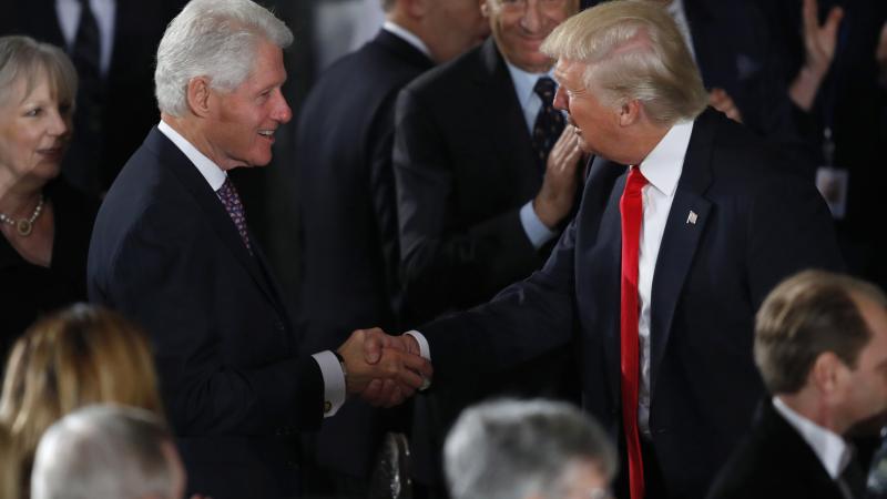 BillClintonDonaldTrumpHandshake