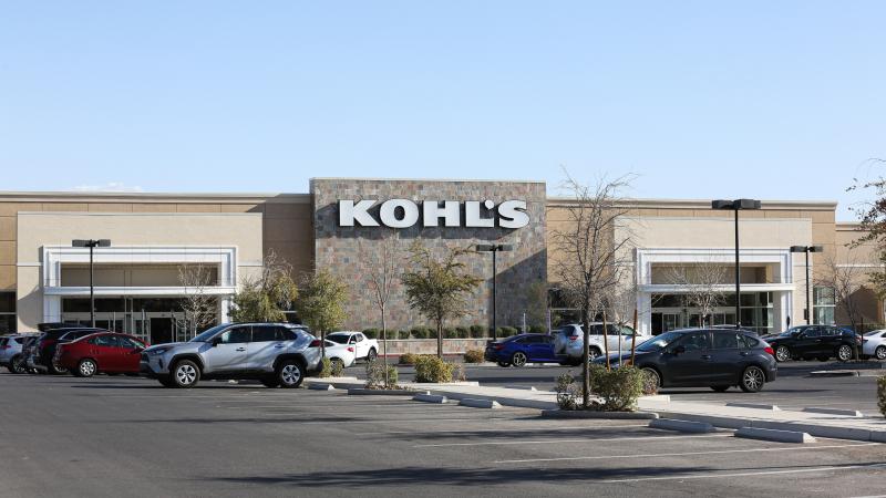 Kohl's logo as seen displayed on the exterior of their store.