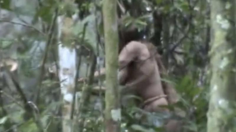 A still showing the 'Man of the Hole' in Brazil