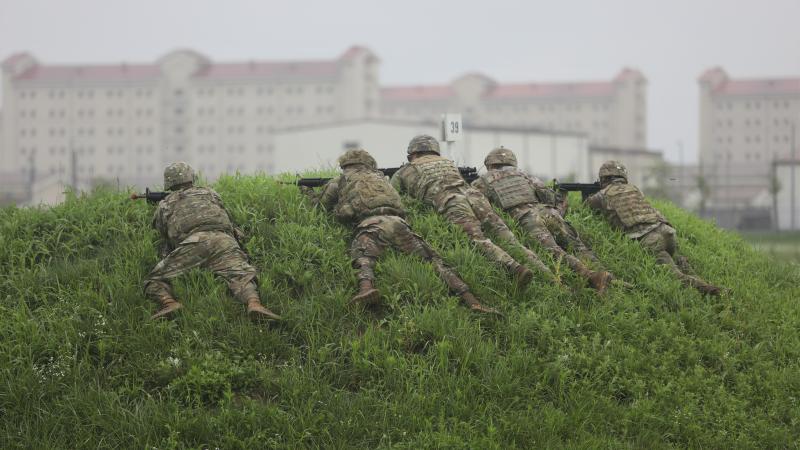 U.S. soldiers training, South Korea, July 21, 2022