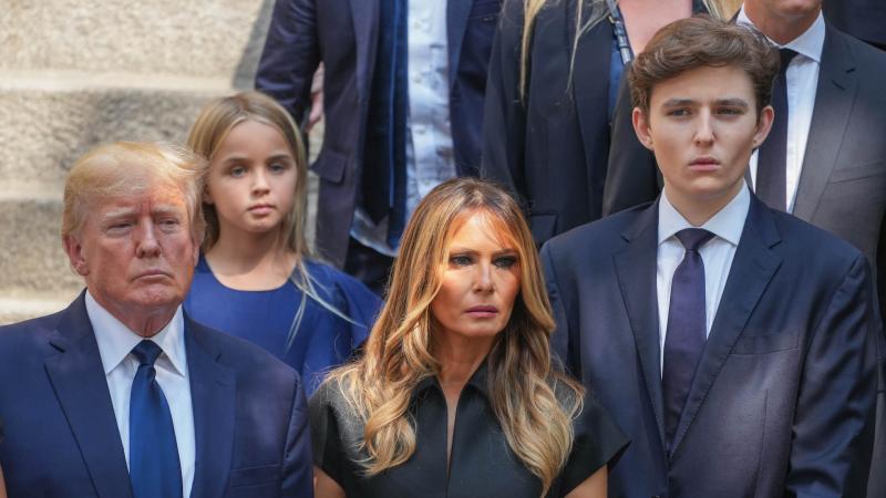 Donald, Melania, Barron Trump, July 20, 2022, New York City
