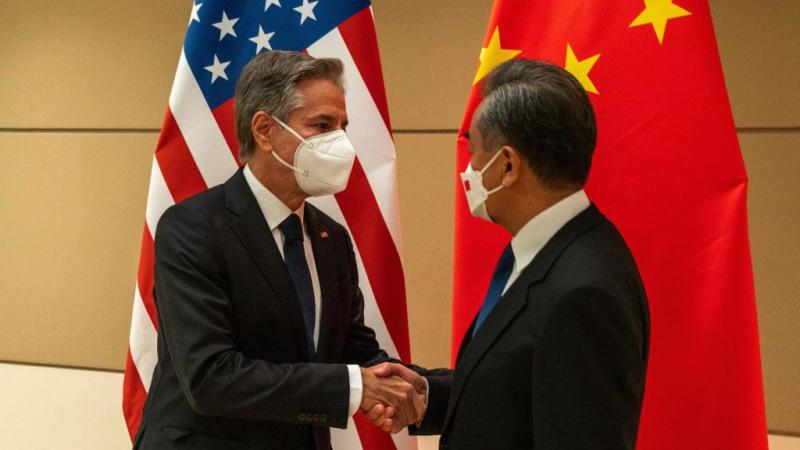 US Secretary of State Antony Blinken and Chinese Foreign Minister Wang Yi, Sept. 23