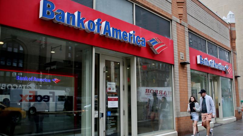 A Bank of America location in New York City, July 2022