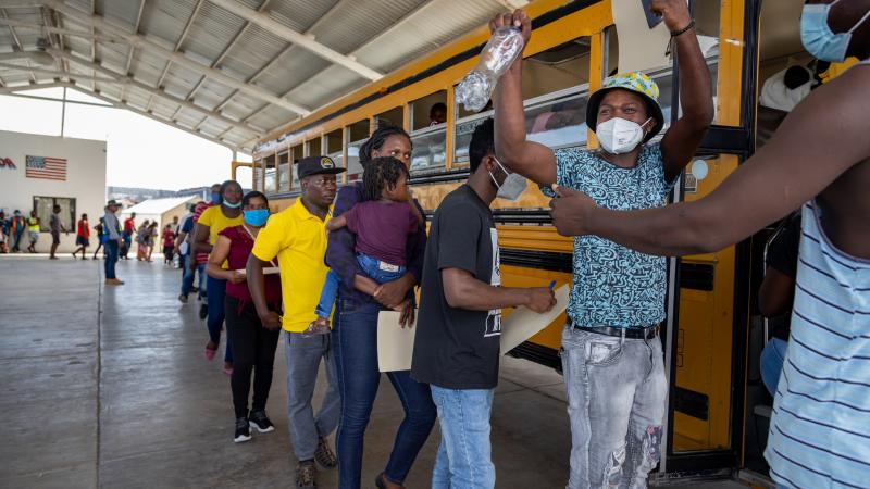 Migrant bus, Reynosa, Mexico, Aug. 30, 2022