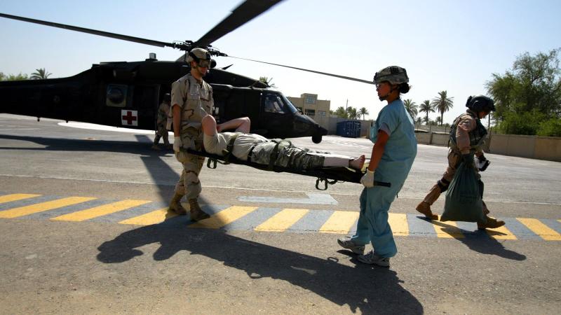 Army doctor, Baghdad, Iraq, June 16, 2006