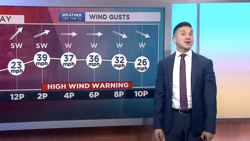 Erick Adame during a broadcast