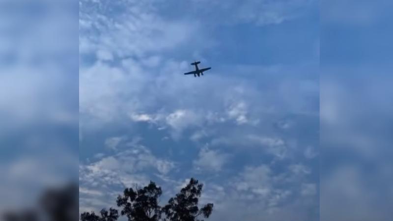 A still of the plane 