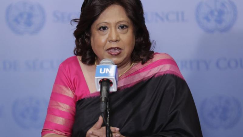 Pramila Patten in Oct. of 2019