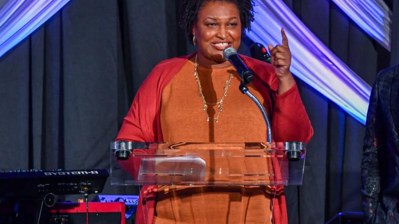 Stacey Abrams in Atlanta, Sept. 2022