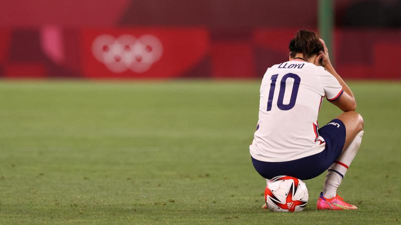 Women's U.S. Soccer player, Tokyo Olympic Games, Japan, Aug. 2, 2021
