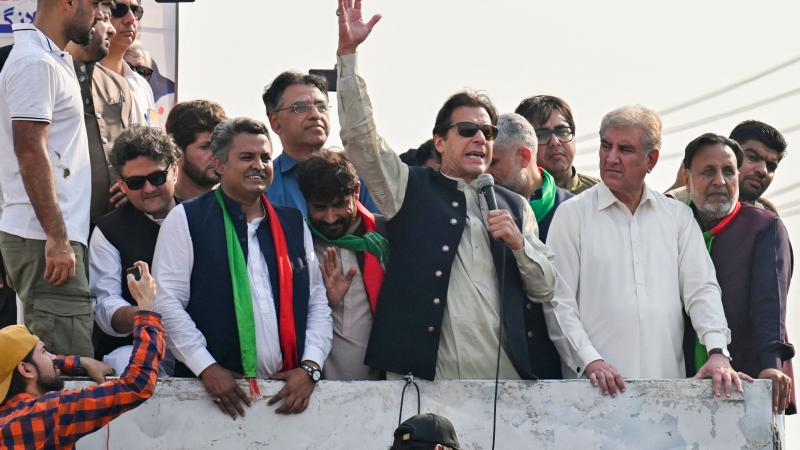 Imran Khan, Oct. 29, 2022, Lahore, Pakistan