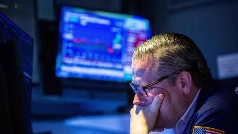 A trader at the New York Stock Exchange, Nov. 2