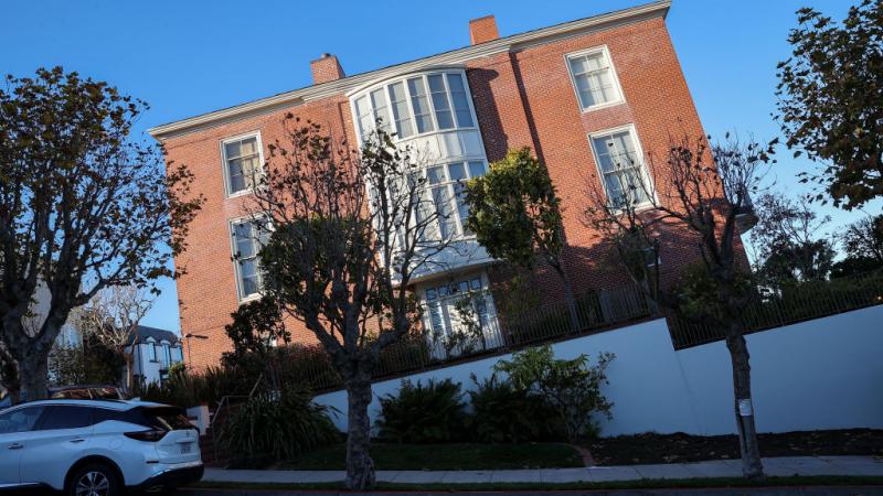 The Pelosi house in San Francisco, Nov. 3