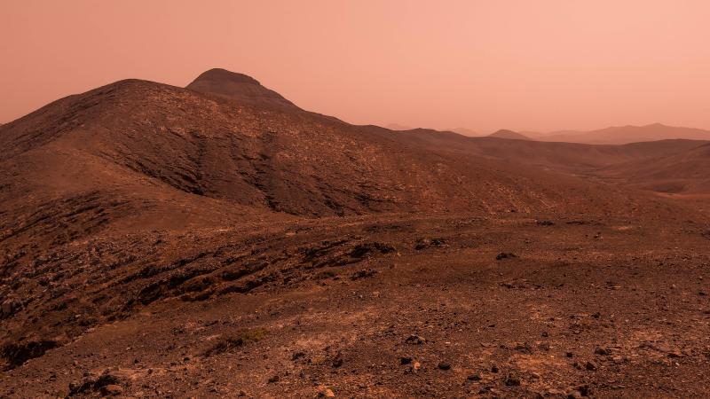 The Martian landscape